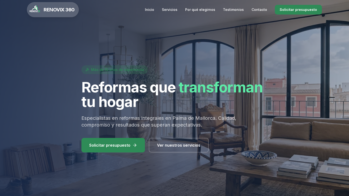Renovix 360 — Web diseñada por Web&Go